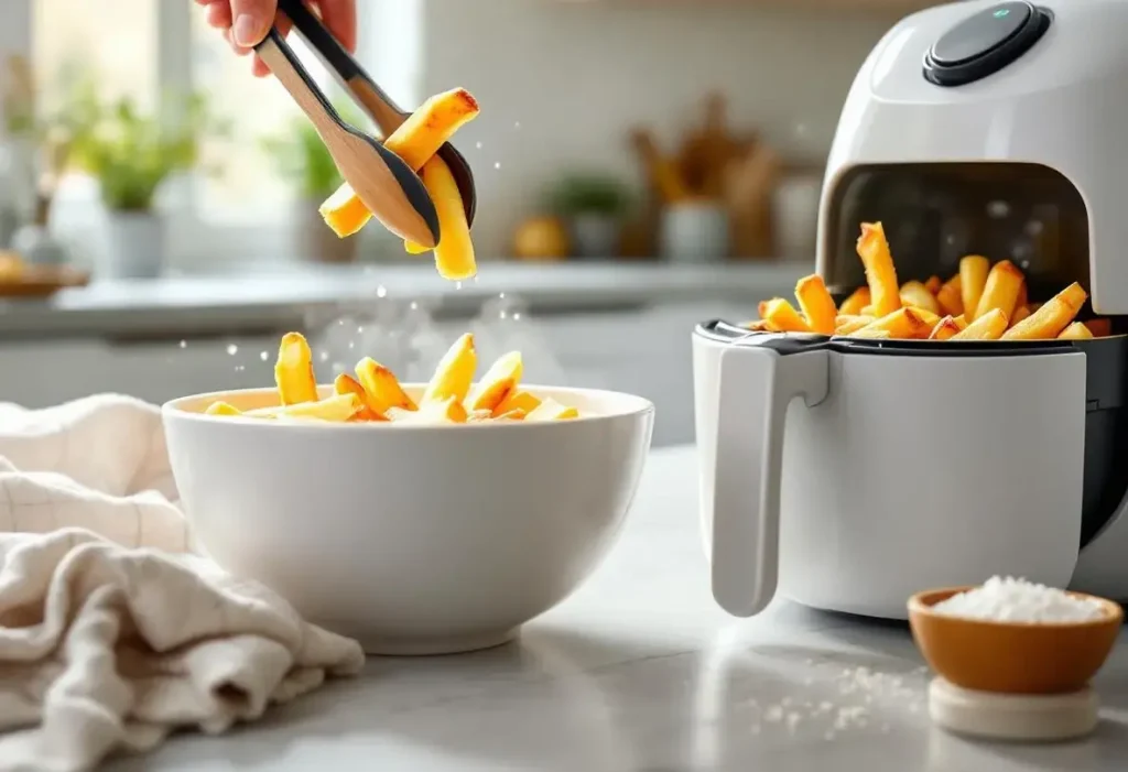 Depuis que je fais ça, mes frites Airfryer sont parfaites : je vous donne l'astuce de l'eau chaude