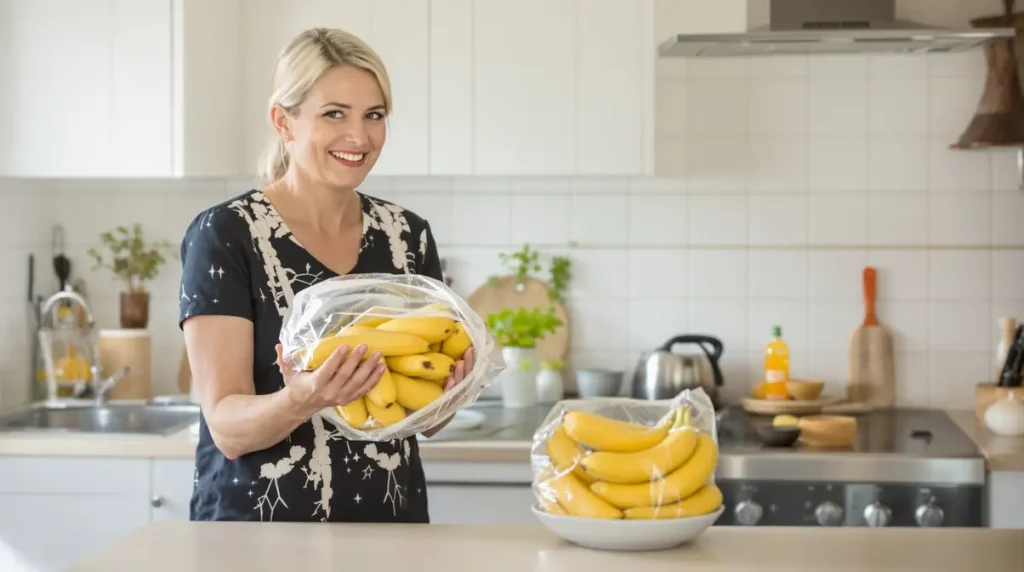 « Elles ne noircissent plus » : ma astuce ultra simple pour garder vos bananes bien jaunes et fraîches plus longtemps
