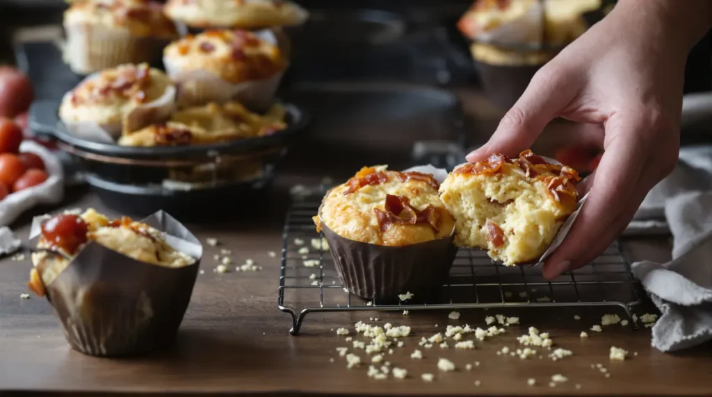 « Je les prépare le dimanche soir » : mes muffins jambon-fromage moelleux pour mes déjeuners de semaine !