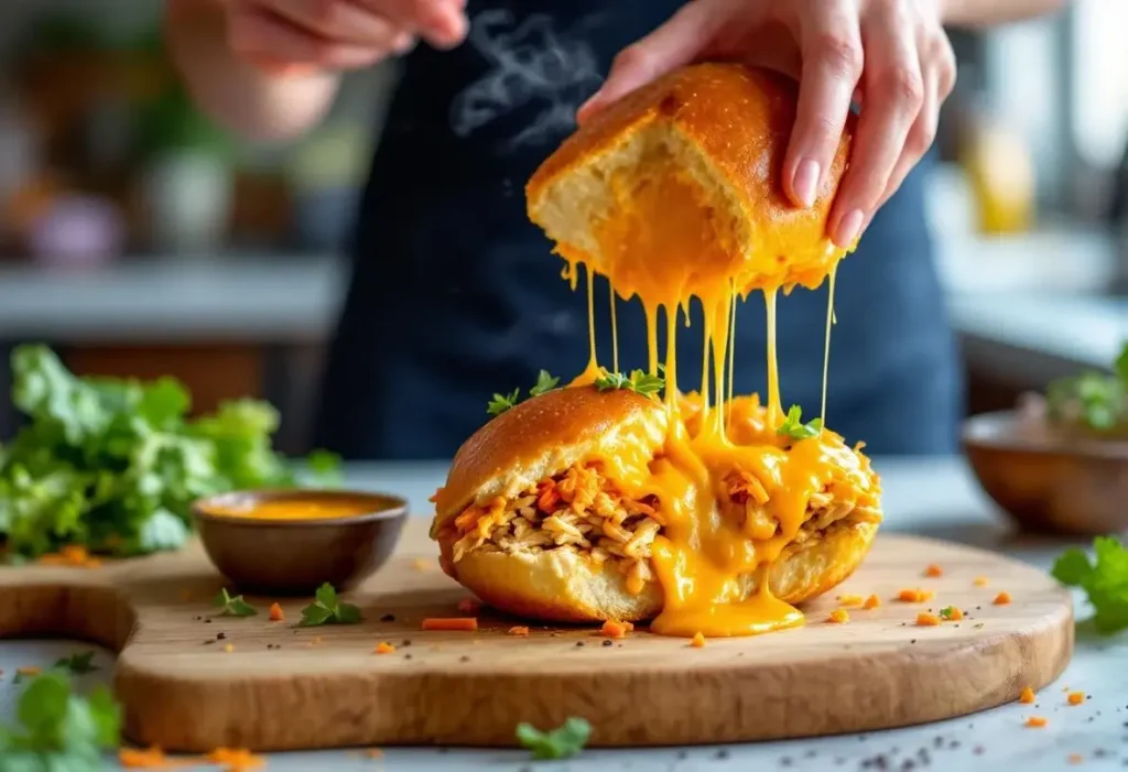 « Je n'achète plus jamais de plats tout prêts » : ces buns généreux au cheddar fondant et poulet ont sauvé mes soirées flemmardes !