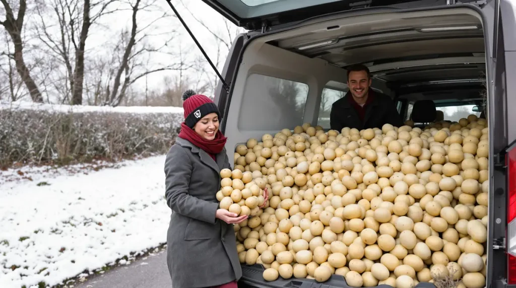 « Venez avec amour, repartez avec des patates » : la bonne idée insolite d’un couple d’agriculteurs pour la