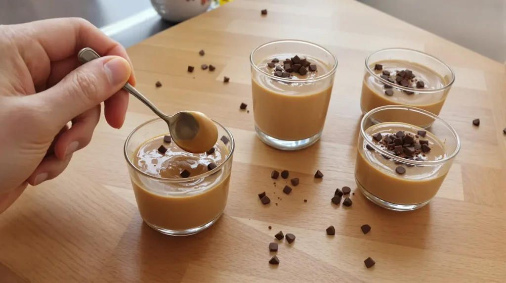 Crème dessert minute au café : j’adore sa texture fondante et veloutée, sans œuf, au goûter