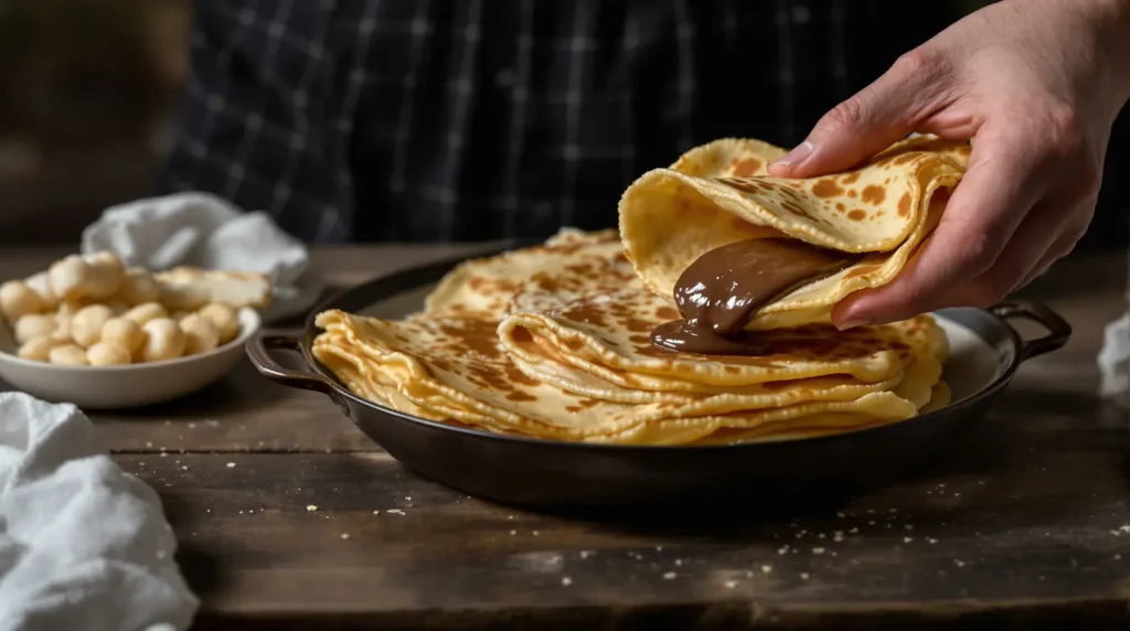 La recette ultra facile de crêpes bien moelleuses qu'on refait toute l'année pour un goûter réconfortant